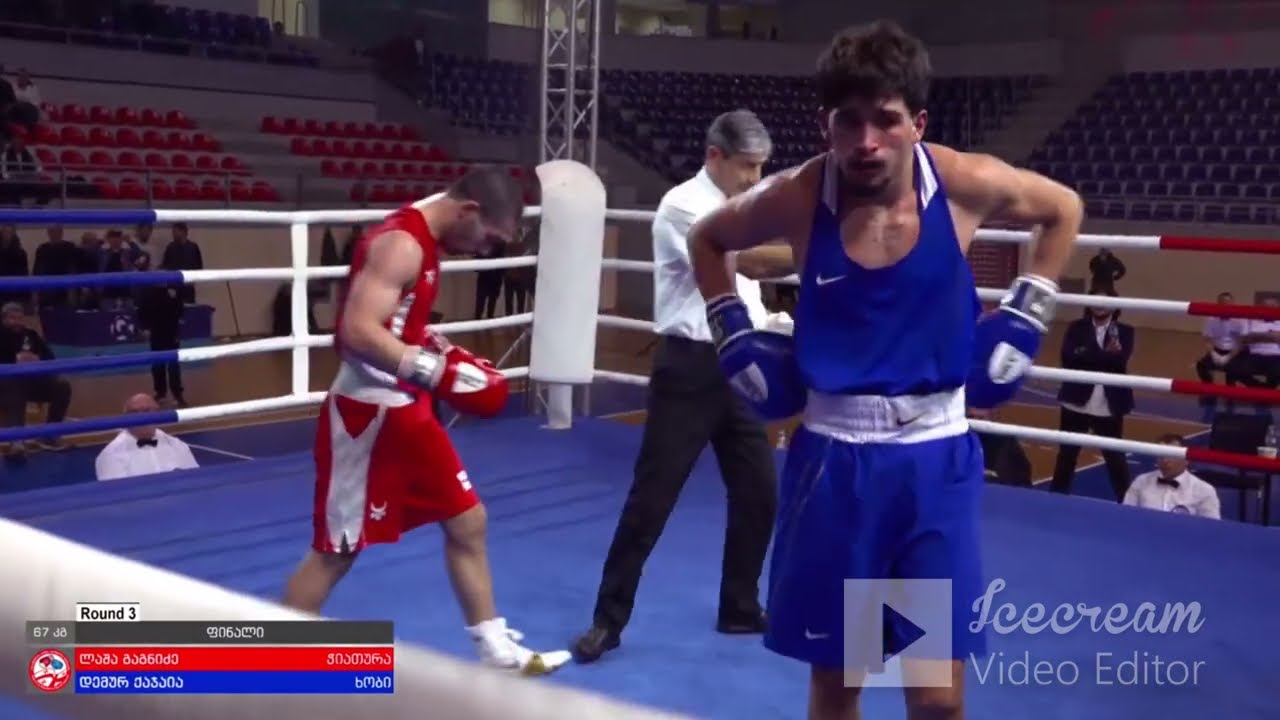 25-12- 2024 (67kg) FINALS Georgian Boxing Championship RED GAGNIDZE  LASHA  VS BLUE  KAJAIA  DEMUR