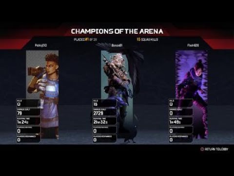 Apex Legends 15 kill game