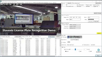 Slovenia Smart Parking Offline LPR Camera License Plate Recognition Demo @RICOMTECK