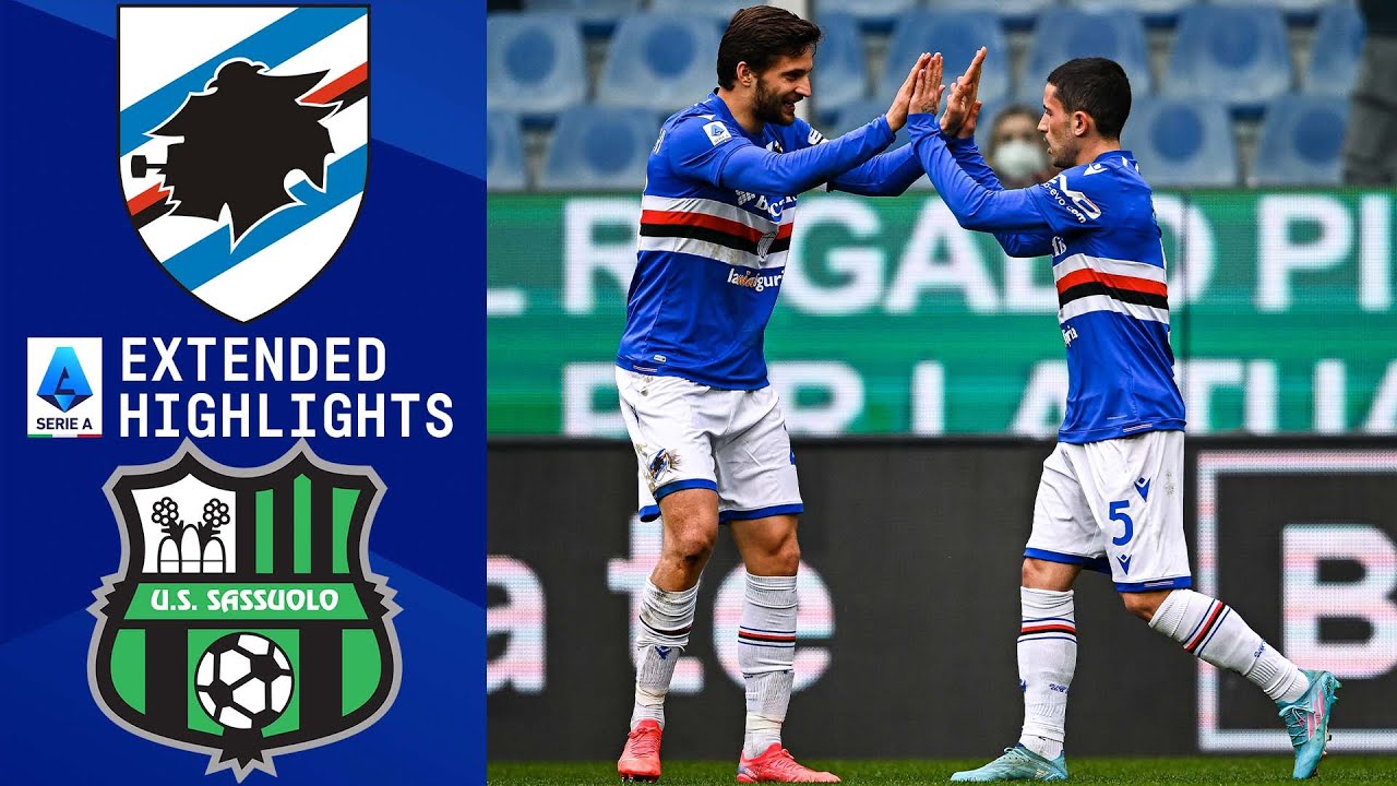 Sampdoria vs Sassuolo, live results, lineups, shotmap and H2H