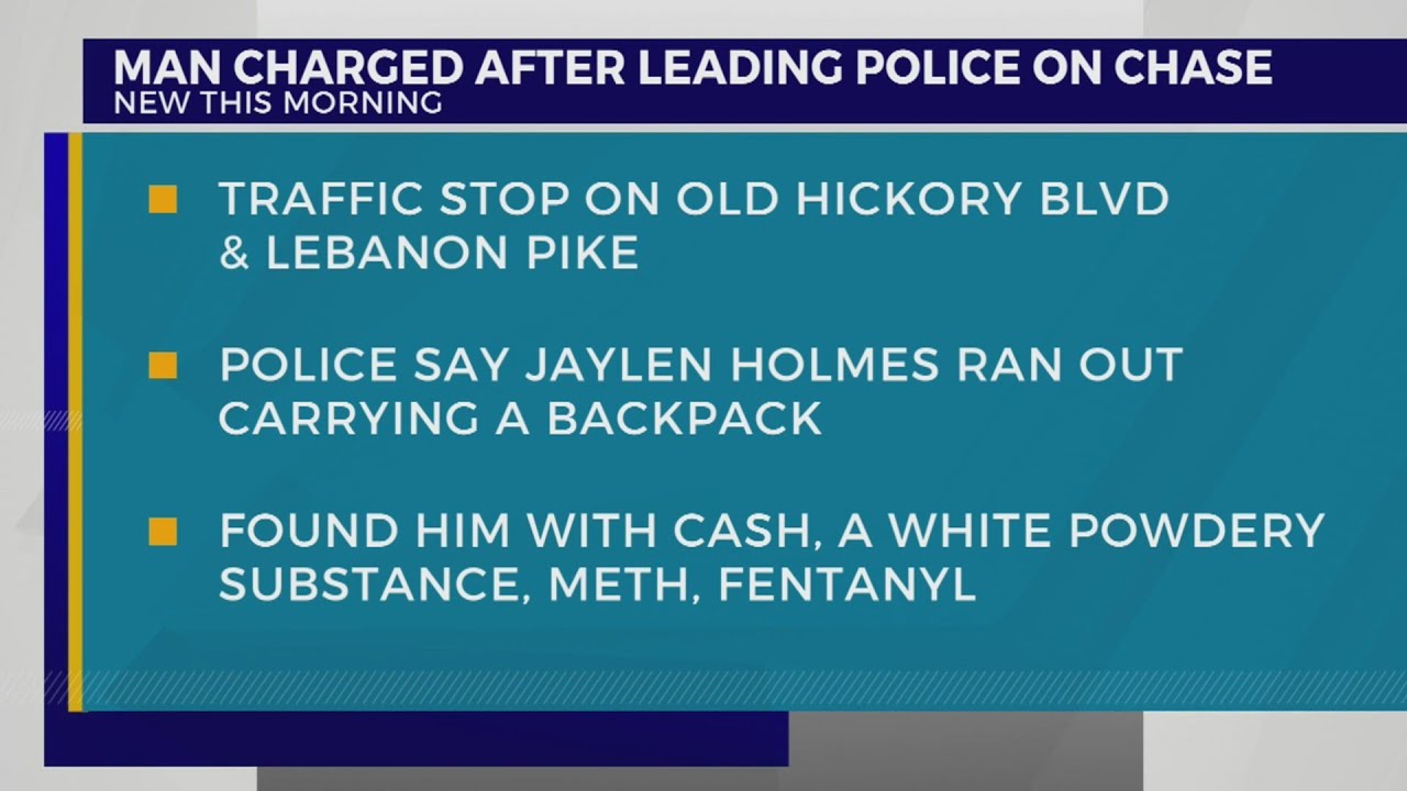 Man charged after police pursuit in Hermitage - YouTube