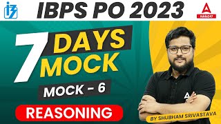 IBPS PO 2023 | IBPS PO Reasoning Mock Test 2023 | IBPS PO Pre Reasoning by Shubham Srivastava
