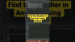 Find the Weather in Any City using Python screenshot 4