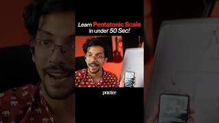 Pentatonic Scale Explained in 50 Seconds🔥#guitar