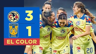 Buen comienzo | Doblete de Sara | El Color | América 3-1 Tigres | Semifinal de Ida