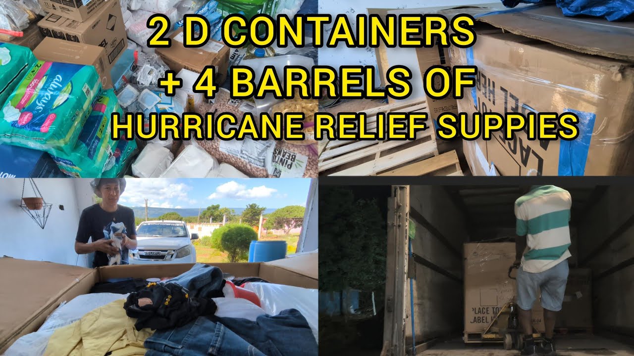 TONS OF HURRICANE MELISSA RELIEF SUPPIES ROLLING IN AFTER MONTHS OF BACKLOG AT THE PORTS IN JAMAICA 