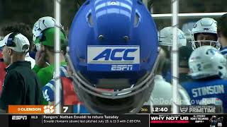 Duke OL/Offense vs Clemson Defense (2023)