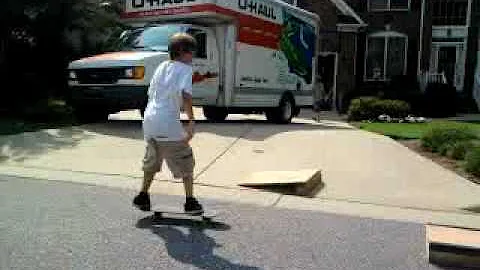 Kickflip on my new box