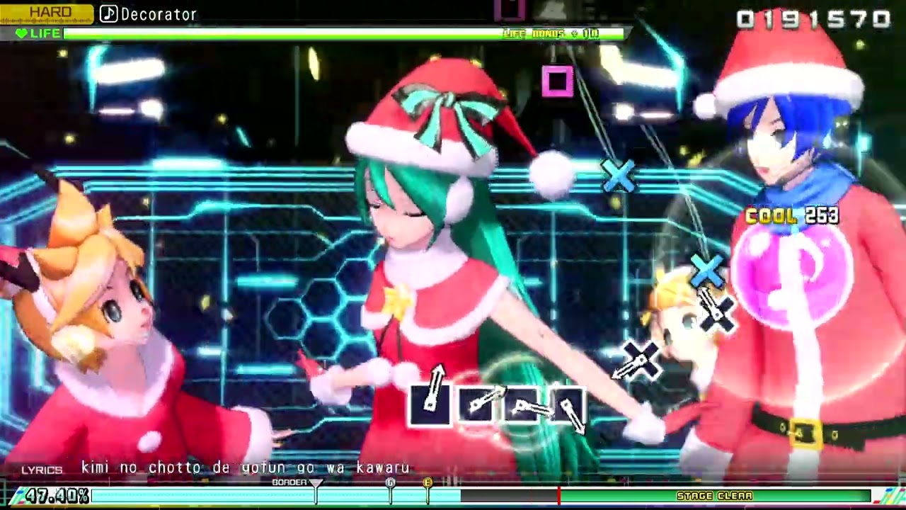 Project DIVA Mega Mix - Decorator [HARD PERFECT] SWITCH