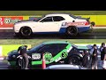 Challenger Dragpak vs Hellcat Redeye vs Charger 392 Daytona & C7 Corvette 1/4 Mile