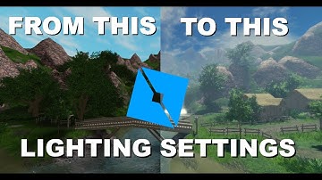 Realistic Lighting Settings ROBLOX STUDIO (Tutorial)