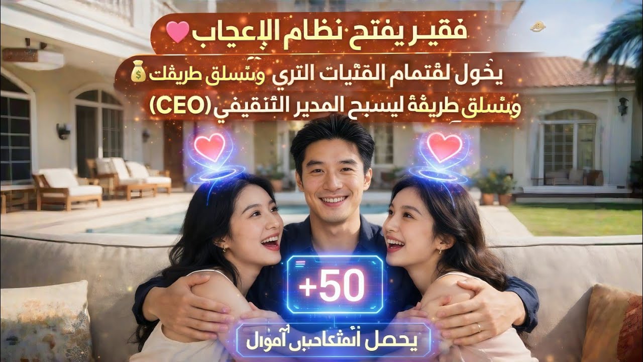 فقير يفتح نظام الإعجاب 💘 يحوّل اهتمام الفتيات إلى أموال 💰 ويتسلق طريقه ليصبح المدير التنفيذي (CEO)