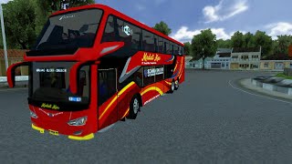 BUS TINGKAT MEDALI MAS FULL PENUMPANG MEWAH - GAME BUS SIMULATOR INDONESIA BUSSID NEW 4.0 screenshot 5