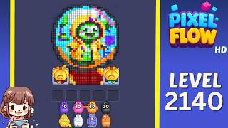 Pixel Flow Level 2140 Solution Walkthrough