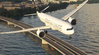 AMAZING LANDING AIRBUS A330 at Panama City .MFS2020