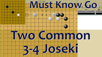 Must Know Go - Common 3-4 Joseki