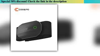 Best Coospo H808S Heart Rate Sensor Dual Mode Ant Bluetooth With Chest Strap Cycling Computer For Wa
