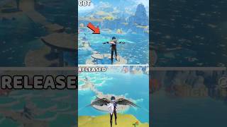 99.09% of Players NEVER Noticed these Genshin CBT vs  Release ✨ 😱 ! #genshinimpact #3