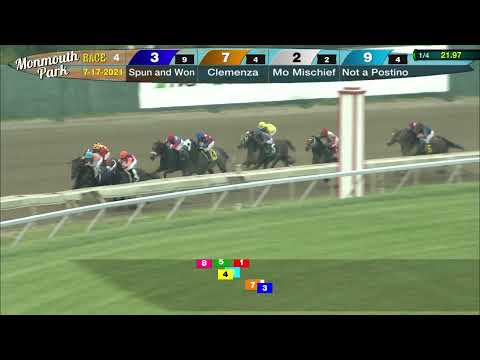 video thumbnail for MONMOUTH PARK 7-17-21 RACE 4