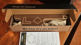 How to play Pegs and Jokers (hand crafted board game)