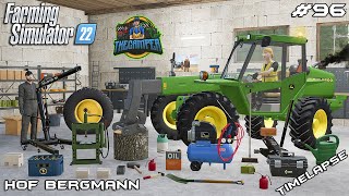 RESTORING BARN FIND JOHN DEERE 4500 TELEHANDLER | Hof Bergmann | Farming Simulator 22 | Episode 96