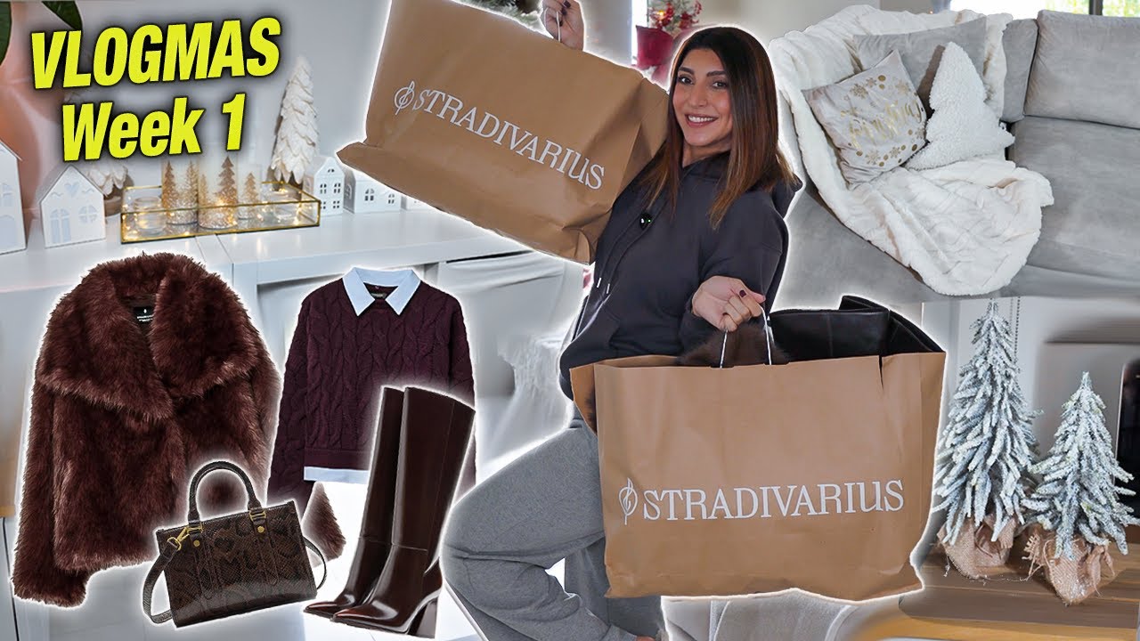 VLOGMAS Week 1: Black Friday Haul, Ρούχα, Χριστουγεννιάτικη Διακόσμηση, Καθημερινότητα | Martha Assy