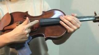 はじめてのバイオリン練習・楽器の掃除の仕方