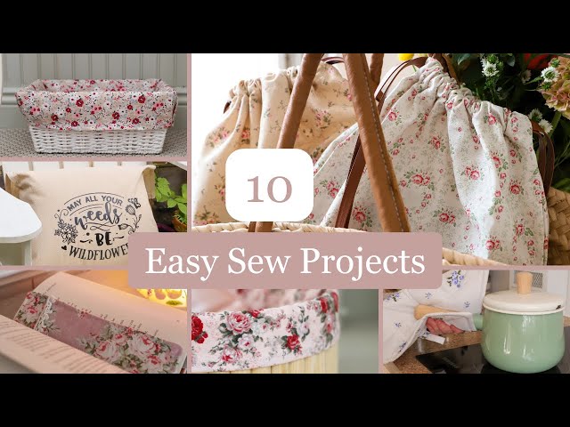 10 EASY SEWING PROJECTS FOR KIDS