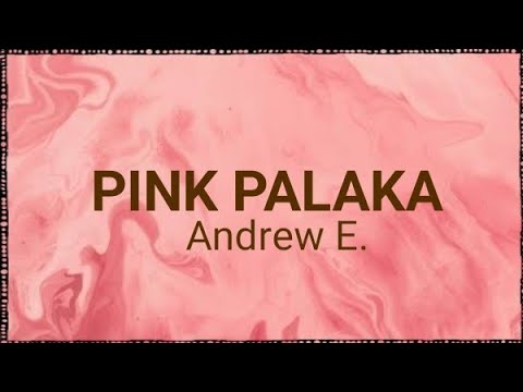 PINK PALAKA   Andrew E with Lyrics