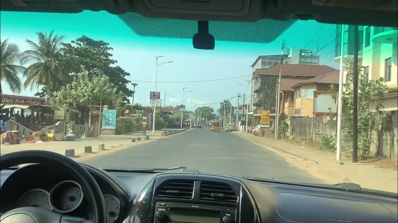 Freetown, Sierra Leone This is Lumley Beach Road where the good hotels