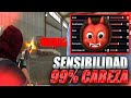 LA MEJOR SENSIBILIDAD DEFINITIVA PARA PEGAR TODO ROJO EN FREE FIRE 2026 "SIN DPI"