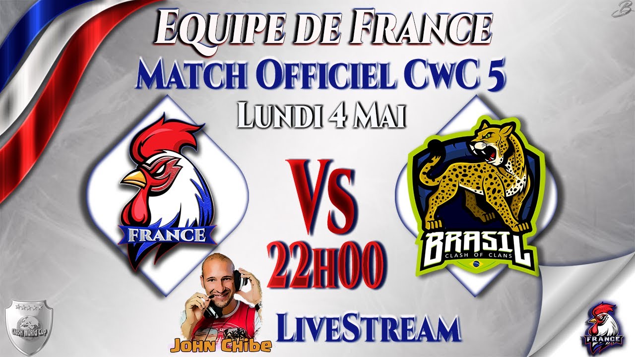 Cwc Bala In France 🔴 France vs Brésil | Coupe du MONDE Clash of Clans | Épique Match CWC ...