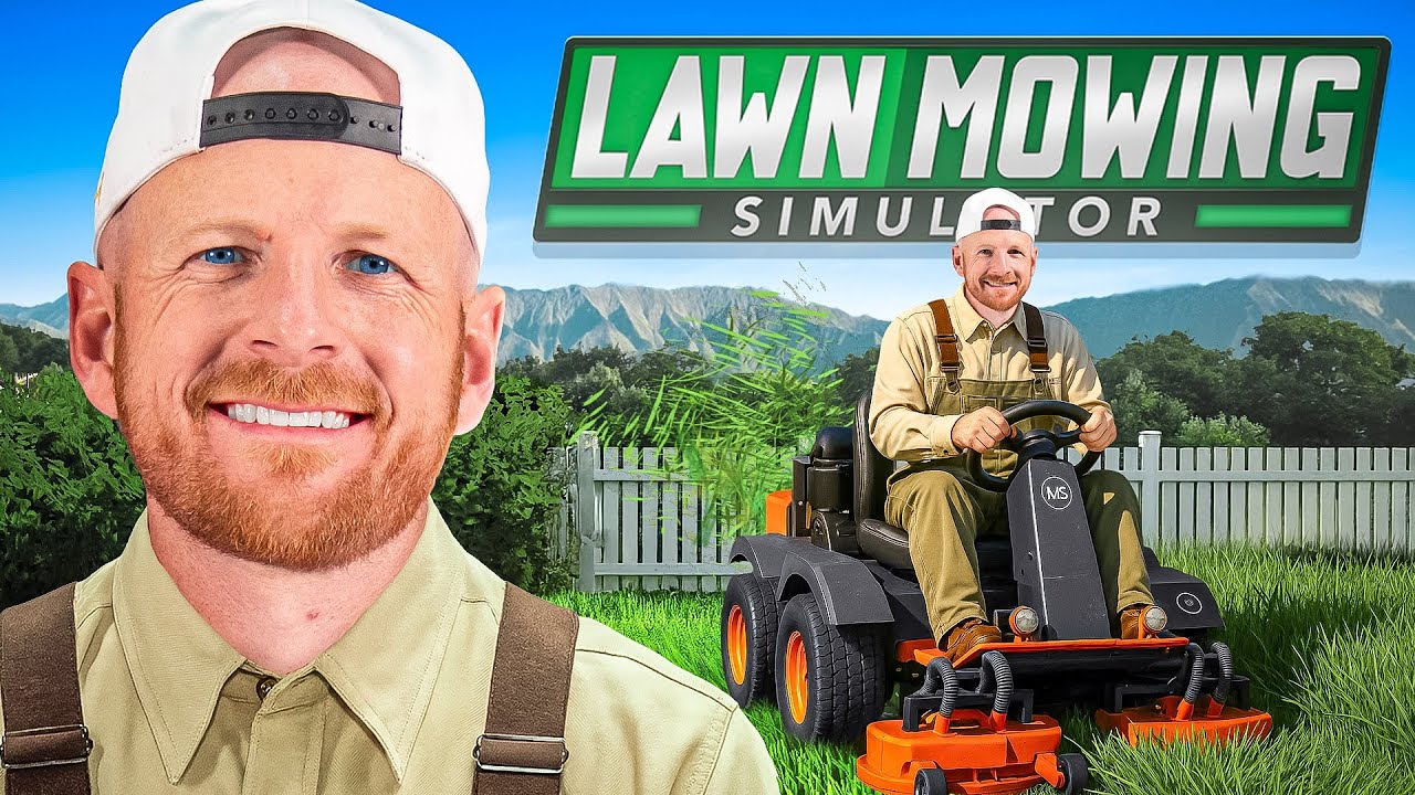 Garrett’s Grass Game is Cutting Edge | Lawn Mowing Simulator