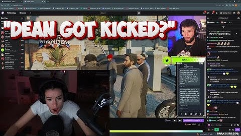 NORAS Reaction To DEAN Getting KICKED From THE MANDEM | NoPixel Mandem