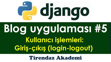 Blog Uygulaması #5 | Web Programlama | Python Django Dersleri