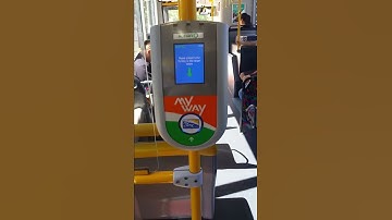 Canberra ACTION Bus MyWay Reader Card Tap off