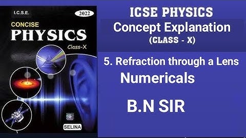 Q. 9. A convex lens forms an inverted image of size same as that of the object which is placed at a