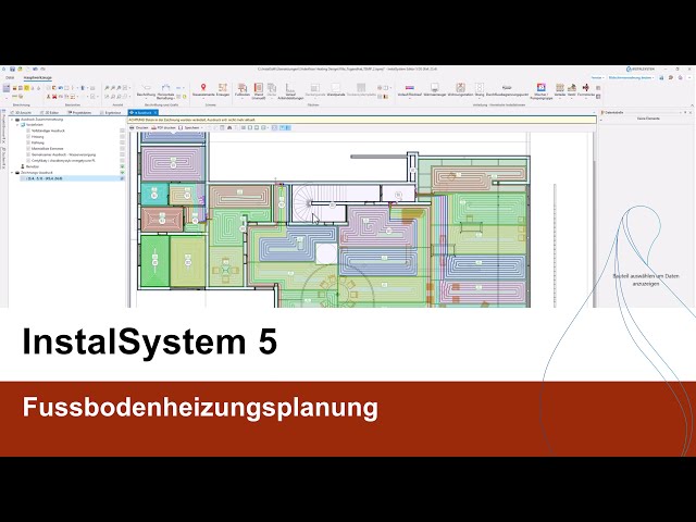 InstalSystem 5 - Fussbodenheizungsplanung