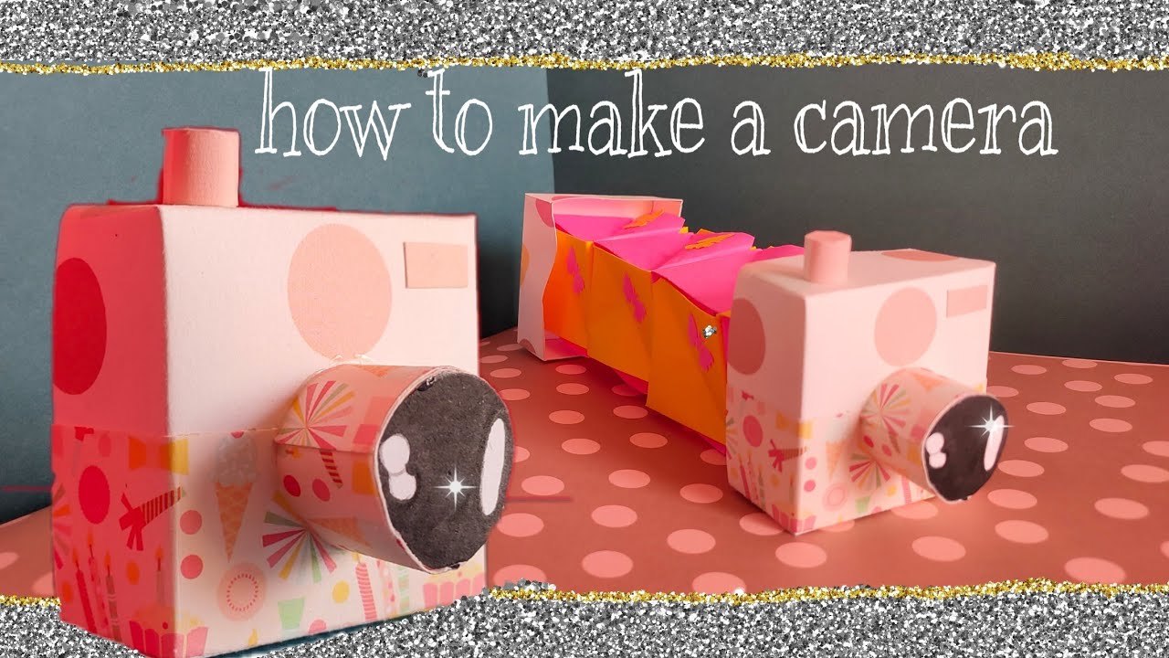 DIY Magic Paper Camera Photo Box Paper Craft Paper Camera DIY