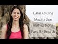 Breathing meditation for beginners  calm abiding meditation instructions