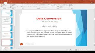 TYPE CONVERSION BASIC TO CLASS IN C++