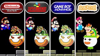 Evolution Of Mario Vs Bowser In Super Mario World Nes Vs Snes Vs Gba Vs Scratch 4k