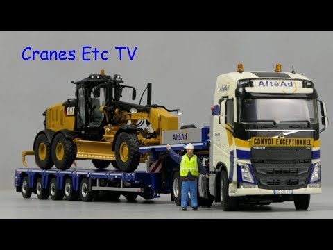 WSI VOLVO FH16 10×4 NOOTTEBOOM 1／50 WSI 1/50 for Volvo FH2 Globetrotter 6x2 Nooteboom Step frame