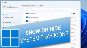 How to Show or Hide Icons on Windows System Tray