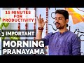 15 minutes pranamaya  morning purification pranayama  pranayama for beginners