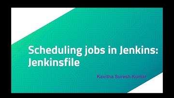 Scheduling jobs in Jenkins:Jenkinsfile