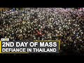 Political temperature rising in Thailand | Protesters defy ban for a second day | World News