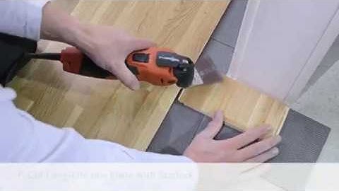 FEIN MultiMaster How to trim for flooring installation