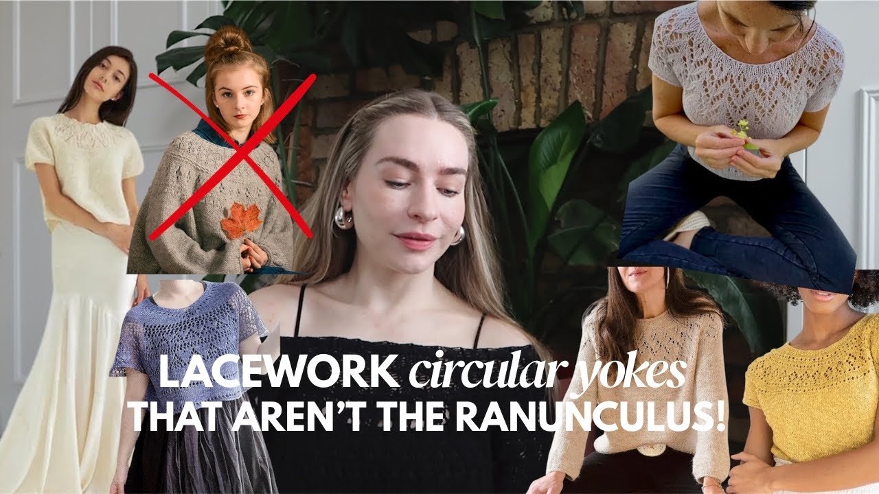 10 Lace Work Knit Tops that AREN'T the Ranunculus! - YouTube