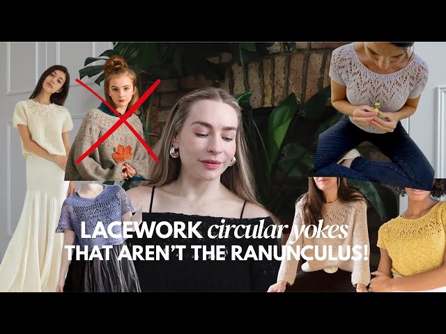 10 Lace Work Knit Tops that AREN'T the Ranunculus! - YouTube